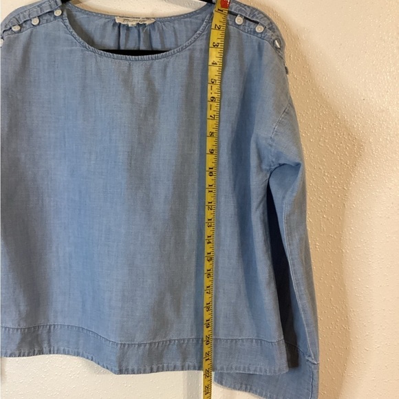 Madewell Size Small Convertible Cold Shoulder  Top - Picture 3 of 10
